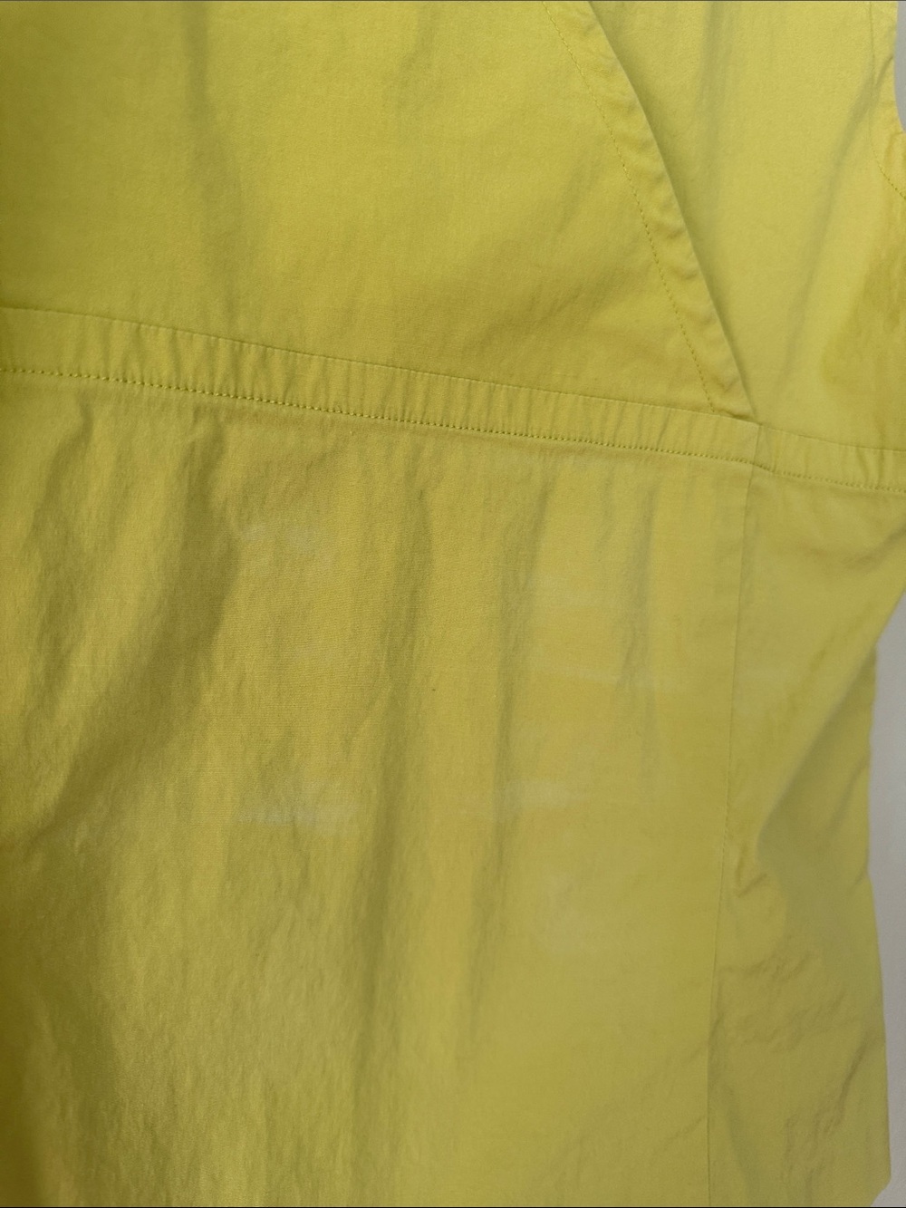 Vintage Talbots Collection Sleeveless open back Lime Button-Front Women's Top 8 - Picture 7 of 9